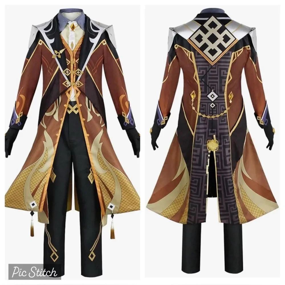 Genshin Impact Cosplay Zhongli Raiden Ei Lumine Nahida Raiden Adult Costume